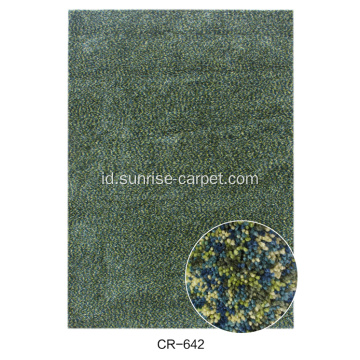 Karpet Microfiber Dengan Warna Campuran